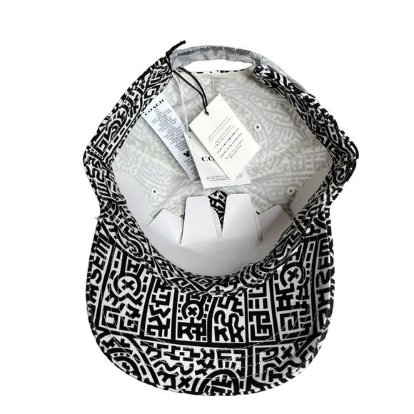 Coach Disney Mickey Mouse X Keith Haring Baseball Hat Black/White - Picture 9 of 9